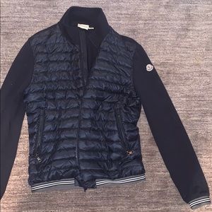 ♥️ Moncler Midseason Half Puffer Half Sweater Zip